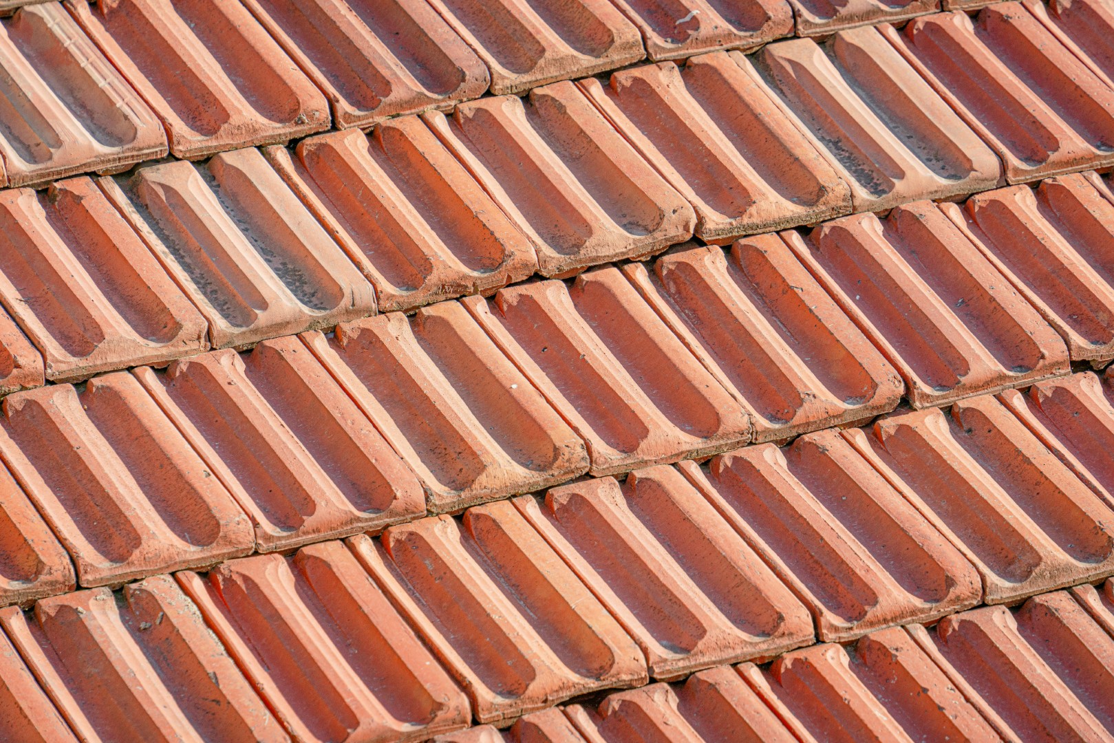 New tiles on roof, wet